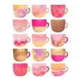 thumbnail image 3 of Fredriksson, Elisabeth 19x24 Black Modern Framed Museum Art Print Titled - Pretty Pink Coffee Cups, 3 of 5