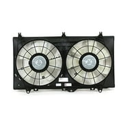 chevrolet camaro dual radiator and condenser fan assembly