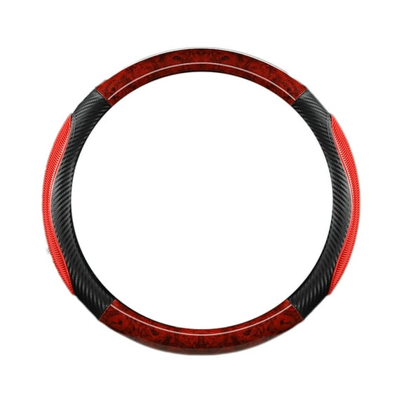 Kraoden Car Steering Wheel Cover, Breathable Silicone Handle Cover, Wear-Proof & Non-Slip Design, Universal Fit for Most Vehicles, Easy to Clean, Comfortable Grip