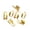 gold, variant on 200Pieces Cove Clasps Cord Ends for Jewelry Making Alloy Rope Clip Buckles Tip for Craft Project Necklace Making Kits