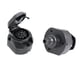 thumbnail image 1 of Conector de enchufe de remolque de 2x 13 polos + enchufe de accesorios de coche de cubierta antipolvo Cola Conector hembra de 13 pines, 1 of 8