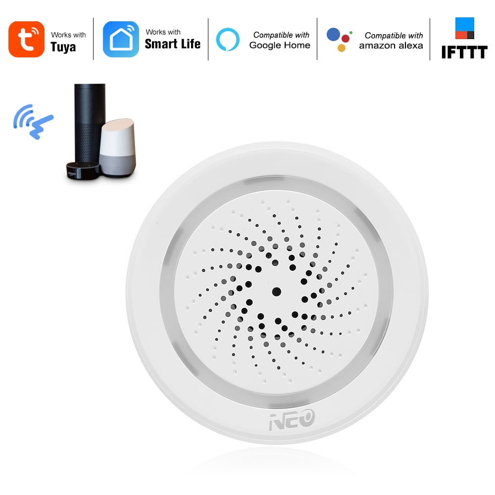  Smart Siren Alarm Wireless Door Alarm System App Control  Wireless Remote for House Apartment (for Zigbee Type) : Electronics