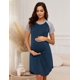 thumbnail image 2 of Vestido de maternidad AGKRUNN, camisón de lactancia, 3 en 1, 2 of 7