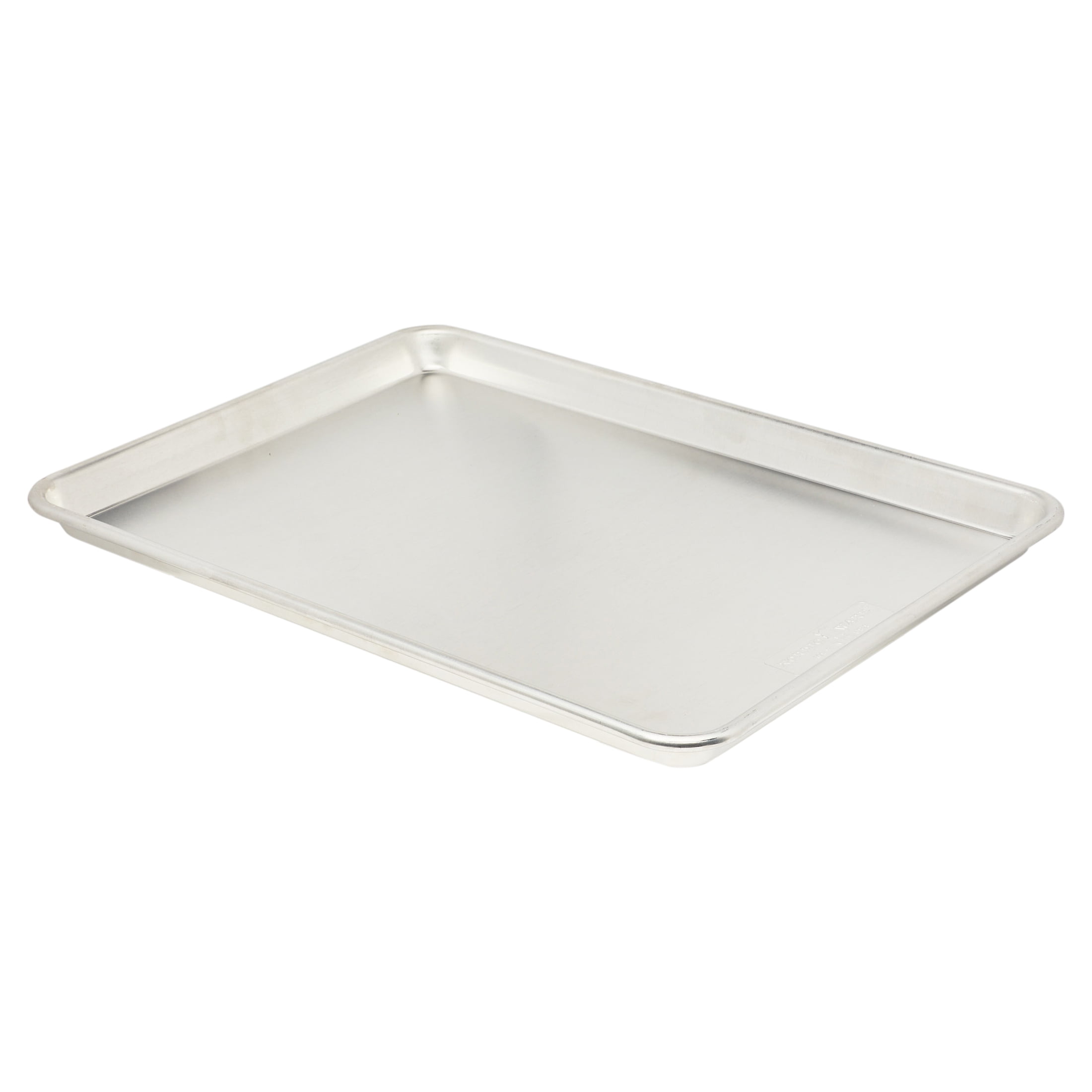 Baker's Mark Half Size Non-Stick 18 Gauge 13 x 18 Wire in Rim Aluminum  Sheet Pan with Stainless Steel Footed Cooling Rack