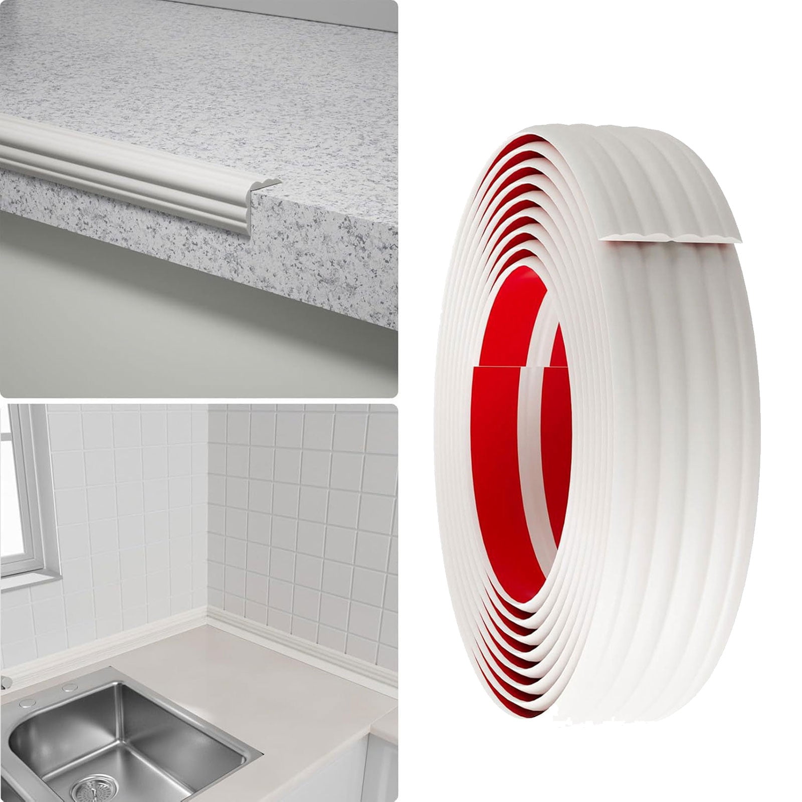 RUISINERY Thickened Chair Rails Home Corner Guard Strips 6mx40mm for Effortless Installation and Long Lasting Styles