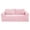 Pink, variant on 55" Convertible Futon Sofa Bed,Folding Boneless Couch with Sleeper Sofa,Fold Out Floor Sofa with Deep Seat,Cloud Corduroy Foldable Mattress Couch for Living Room,Pink