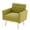 Green, variant on S-HOME Modern Velvet Armchair Single Sofa in Gold Legs and Tufted Design for Living Room or Bedroom, Green