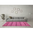 thumbnail image 3 of Ahgly Company Indoor Rectangle Abstract Pink Modern Area Rugs, 4' x 6', 3 of 4