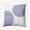 Nautical Navy, variant on Simply Daisy 18-inch Square Circles and Squares Polyester Throw Pillow, Navy Qty 1