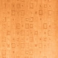 thumbnail image 1 of Ahgly Company Indoor Square Solid Orange Modern Area Rugs, 4' Square, 1 of 4