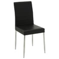 thumbnail image 3 of Maston Upholstered Dining Side Chair Black (Set of 4), 3 of 5