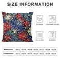 thumbnail image 6 of Awypu Throw Pillow Covers Set of 2 Home Fireworks Red White and Blue Patriotic Symbolic Stars Home Decor Pillowcases Square Pillow Cases Cushion Covers for Sofa Couch Bed, 6 of 6
