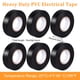 thumbnail image 2 of Apuakthei 6 rollos de cinta eléctrica negra, cinta aislante de vinilo de PVC, cinta autoadhesiva impermeable para reparar, enmascarar, aislar, proteger, proyectos de bricolaje (16 mm x 15 m), 2 of 7