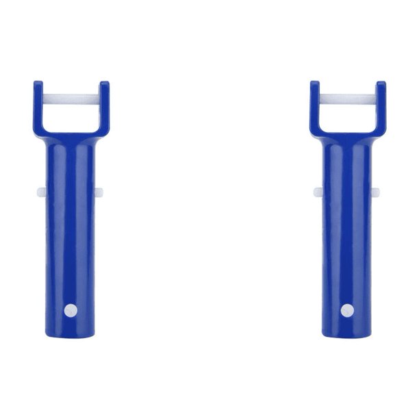 Kit de repuesto de ABS con clip de mango duradero para piscina Spa vacío azul 2 uds.