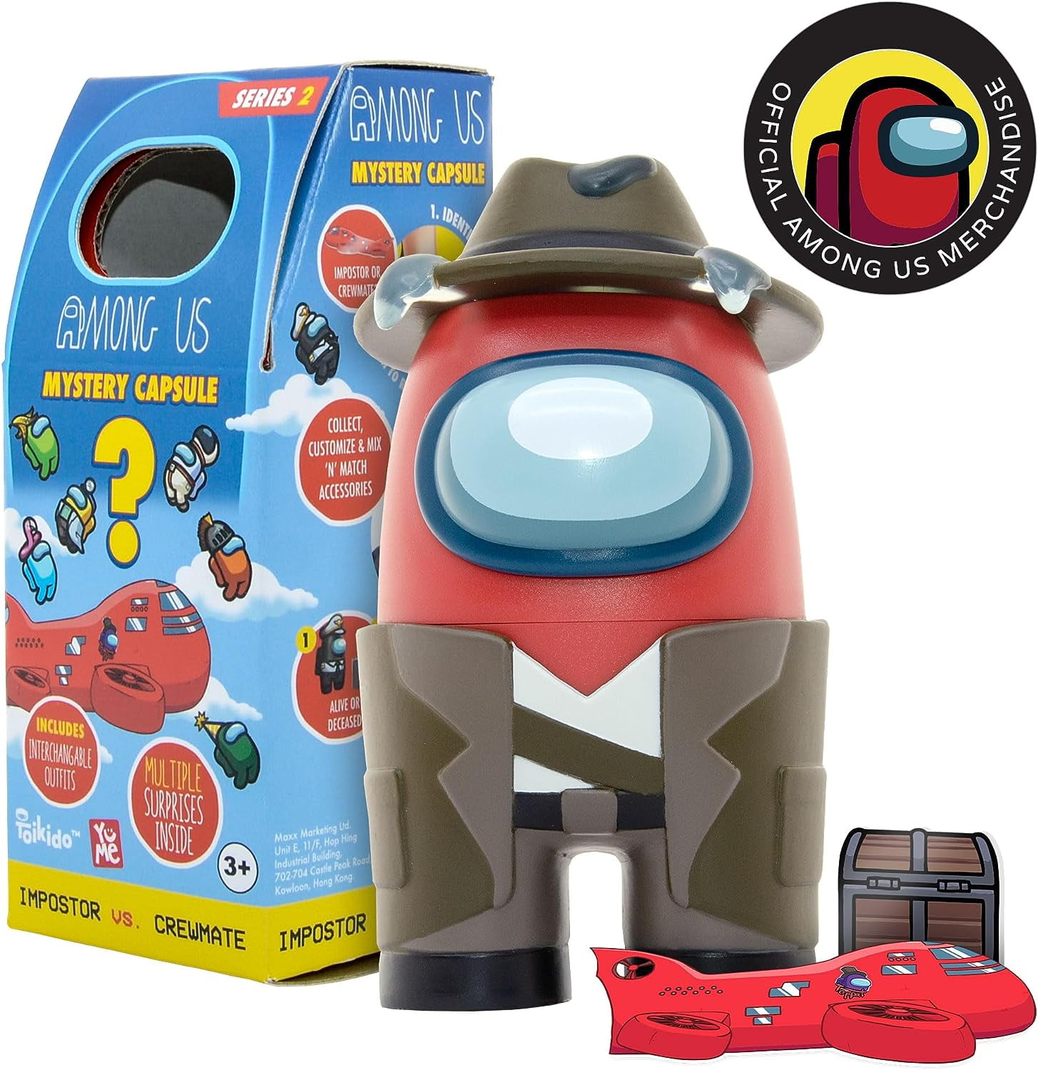 YuMe Among Us Mystery Capsules Collectible Kids Crewmate