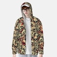 thumbnail image 3 of Picia Skulls1 Women's Men's UPF 50+ Sun Protection Hoodie Shirt Long Sleeve SPF Fishing Outdoor UV Hiking Lightweight Shirts-Large, 3 of 9