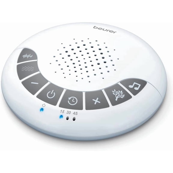 Soother Sleep Sound Machine Night Light White Noise with 30 for Baby Kids Adults Brown Timer & Continuous Play Home Travel Office