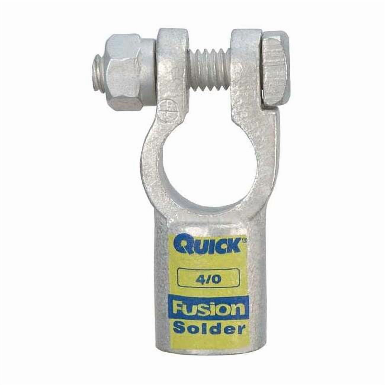 Fusion Straight Terminal,4/0 ga.,Yellow,Pos 406340P