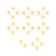 thumbnail image 2 of Parche de flores 30 Uds Macarena Parches Bordados Blanco, 2 of 8