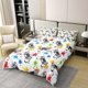 thumbnail image 2 of Gamer Bedding Funda Nórdica 100% Algodón Tamaño Completo, Juego de Cama Gaming Graffiti, 2 of 8