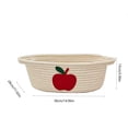 thumbnail image 3 of Dpityserensio Christmas Woven Storage Basket, Handmade Organizer for Snacks Toys, Gift Basket, 3 of 7