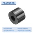 thumbnail image 4 of Uxcell 10 Pcs Espaciador de aluminio, 3/8" Bore x 1" OD x 3/4" Longitud Espaciador redondo negro sin rosca Bushing acabado plano Espaciadores de metal, 4 of 6