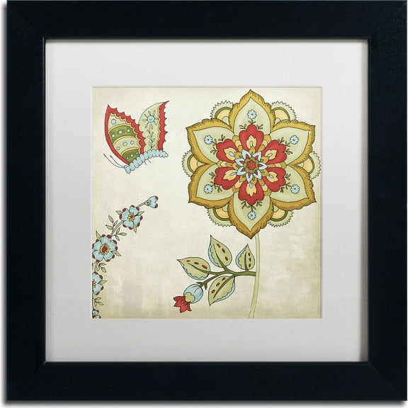 Trademark Fine Art "Sasha I" Canvas Art by Color Bakery, White Matte, Black Frame