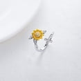 thumbnail image 3 of AOBOCO Gifts for Women Sunflower Open Ring You Are My Sunshine Lettering Ring with Cubic Zirconia for Women Mom Mama Nana, 3 of 6