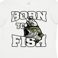 thumbnail image 4 of Inktastic Born to Fish Boys or Girls Toddler T-Shirt, 4 of 5