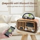 thumbnail image 5 of Radio Portátil Vintage Clásica Retro FM AM SW, Altavoz Inalámbrico Bluetooth, Tarjeta TF, Reproductor de Música MP3 USB A, 5 of 5