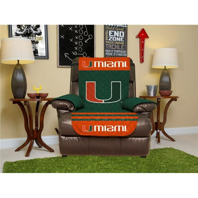 Pegasus Sports NCAAFP-UM-4R NCAA Université de Miami Inclinable Protecteur de Meubles