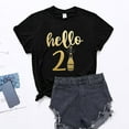 thumbnail image 1 of Hauts d'Été pour Femmes Grande Taille en Liquidation, T-Shirts Imprimés Grande Taille à Col Rond, T-Shirts Graphiques Amusants à Manches Courtes, T-Shirt à Col en V pour Femmes en Liquidation, 1 of 4