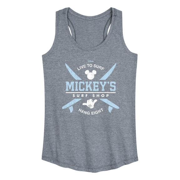 Disney - Mickey's Surf Shop Graphic Racerback Tank