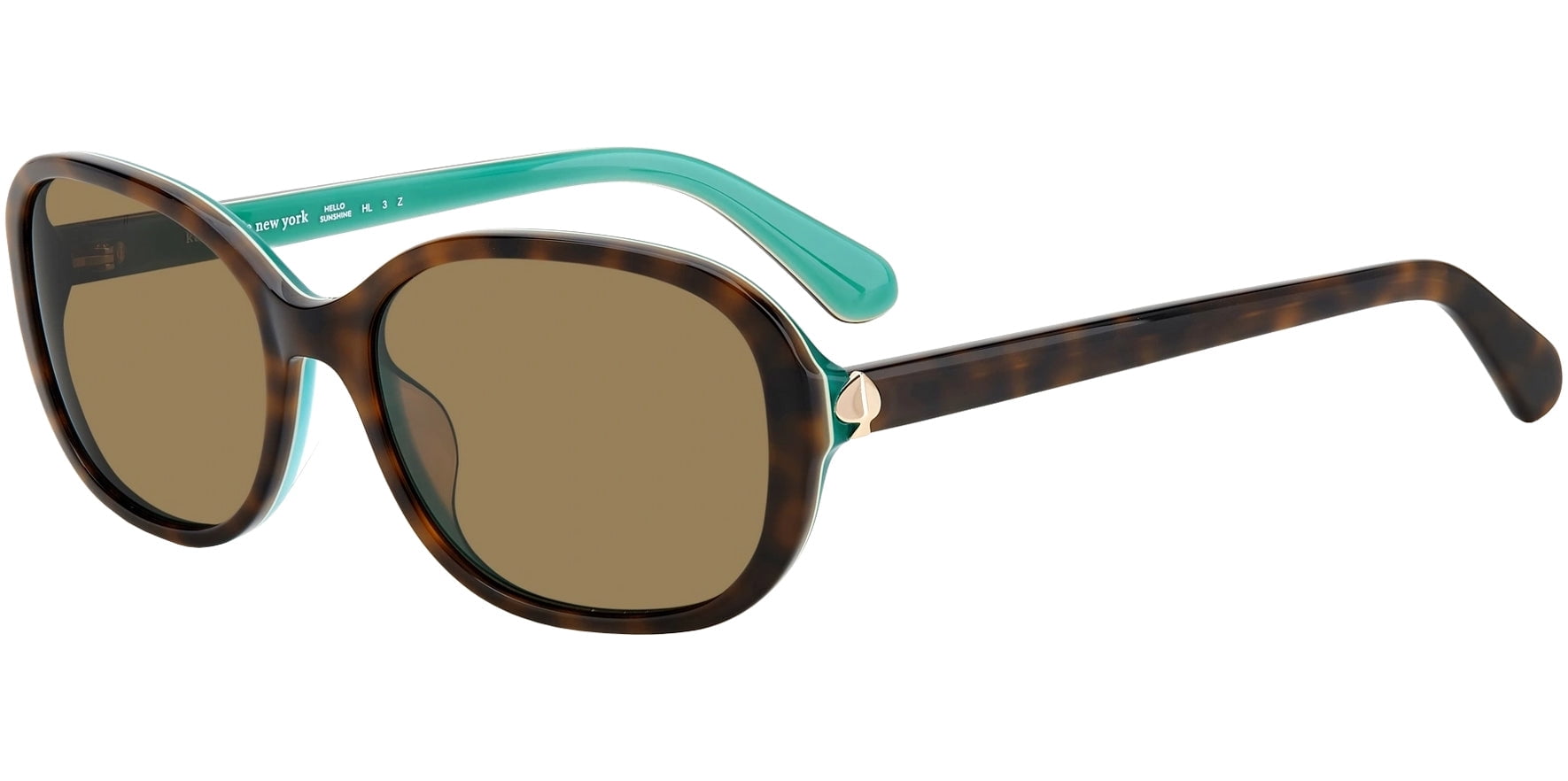 Kate Spade MARILEE/P/S Womans 53/17/140  Polarized Lenses Sunglasses Tortoise Kate Spade Women main image 3