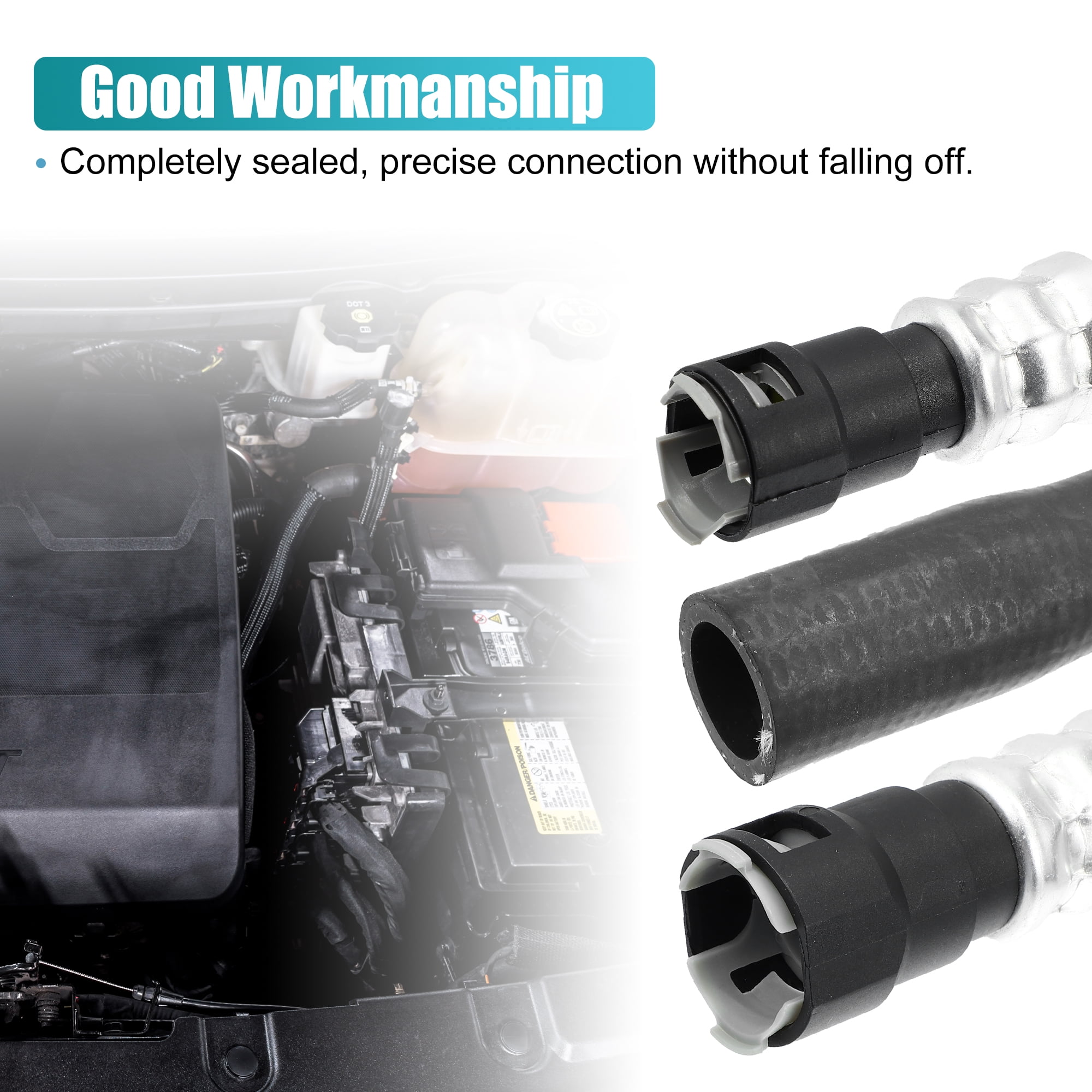 Unique Bargains HVAC Heater Supply And Return Hose for Buick for Enclave for Chevrolet