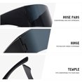 thumbnail image 2 of Gafas de sol al aire libre Lente de una pieza Ciclismo Gafas de sol Deportes Playa Gafas diarias, 2 of 3