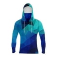 thumbnail image 3 of Drmagiyhm Mens UPF 50+ Shirt Lightweight Breathable Clothing Hooded Long Sleeve Cooling Spf Sun Hoodie Quick-Dry Hoodies with Face Mask XL, 3 of 4
