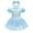 Blue, variant on Baby Girls Princess Outfit Halloween Christmas Carnival Cosplay Fancy Dress up Romper + Headband Birthday Party Bodysuit Ballet Dancewear