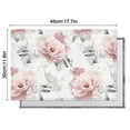 thumbnail image 5 of Pioneer Flower Floral Print Pattern Summer Placemats Table Placemats Set Of 6-Linen Kitchen Washable Placemats Table Mats 12x18 Inch Non-Slip Heat Resistant, 5 of 5