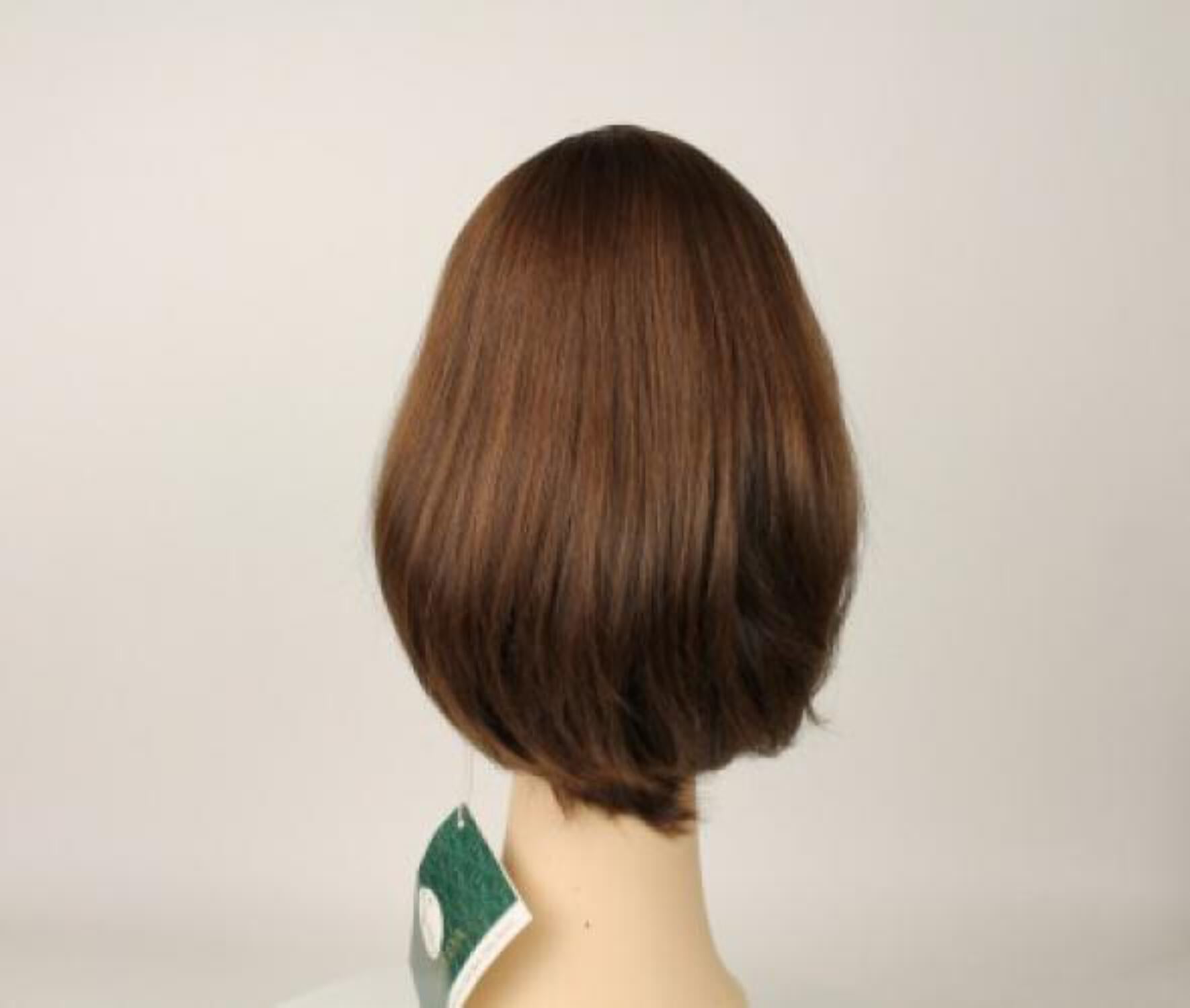 European Human Hair Freeda Wig Liberty Brown With Reddish Highlights Skin Top Size S