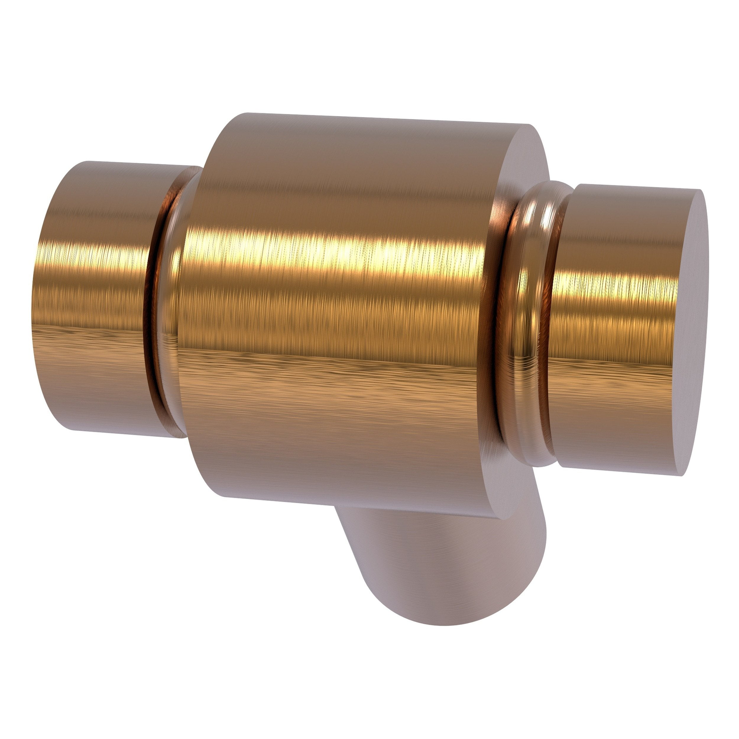 Polished Brass Allied Brass K-10-PB 1-1/8 Inch Cabinet Knob 