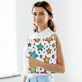 thumbnail image 6 of FORMRS 3 Ring Binder 1.5 inch with Pockets Set of 2 Clip Board 200 Sheets Capacity, White Stars, 6 of 8