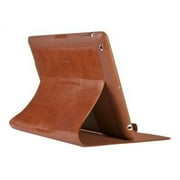 Speck MagFolio Luxe - Case for tablet - top-grain leather - cognac