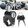 thumbnail image 5 of KRONDO Motorcycle Helmet Lock Universal Bicycles Theft Fixed Lock Multi-Function Metal Electric Black 2 Key Security Set, 5 of 9