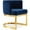 Navy and Gold, variant on Meridian Furniture Gianna Black Velvet Dining Chair