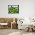 thumbnail image 3 of Stupell Industries Sunflower Field Painting Nature Painting Gray Floater Framed Art Print Wall Art, 31 x 25, 3 of 10