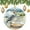 pattern-1992, variant on Watercolor Pheasant Ceramic Ornament Walking Pheasant Custom 3" Ceramic 2024 Xmas Ornament Christmas Holiday Decorations
