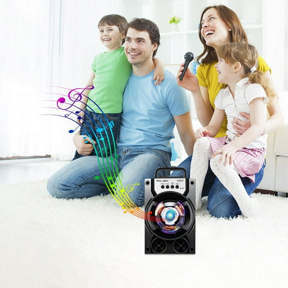 cvlncycling Clearance Bluetooth Speaker Waterproof,Bluetooth Speaker for TV,Outdoor Audio Portable Bluetooth Speaker Subwoofer Colorful Lights ,for Family Gatherings and Outdoor