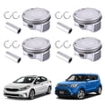 thumbnail image 2 of For 2014-2019 Hyundai Kia 2.0L Oversize +0.50Mm Piston Ring & Pistons Set Kit, 2 of 10