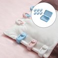 thumbnail image 4 of 4x Funda Nórdica Clips de Oso Clips Ajustables para Sábanas Ajustables Edredón Elástico Preventores Edredón de Colchón Agarrador claro Sunnimix Clips de funda nórdica, 4 of 8